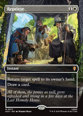 Reprieve - The Hobbit MTG spoiler
