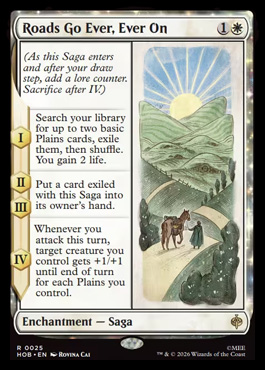 Roads Go Ever, Ever On - The Hobbit MTG spoiler