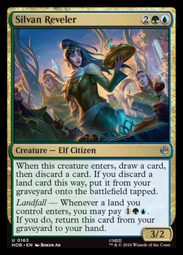 Silvan Reveler - The Hobbit MTG spoiler
