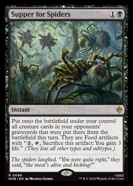 Supper for Spiders - The Hobbit MTG spoiler