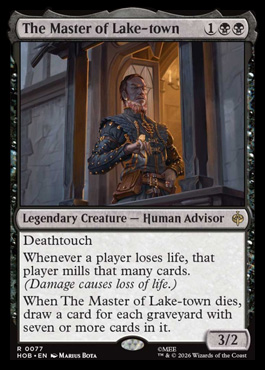The Master of Lake-town - The Hobbit MTG spoiler