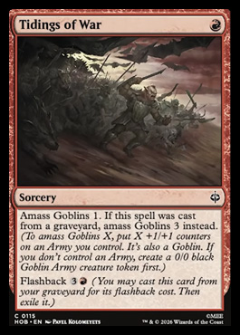tidingsofwar - The Hobbit MTG spoiler