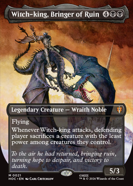Witch-king, Bringer of Ruin - The Hobbit MTG spoiler
