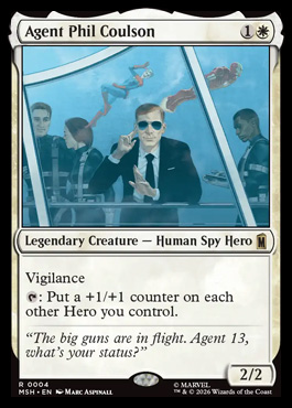 Agent Phil Coulson - Marvel Super Heroes MTG spoiler