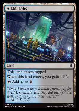 A.I.M. Labs - Marvel Super Heroes MTG spoiler