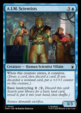 A.I.M. Scientists - Marvel Super Heroes MTG spoiler