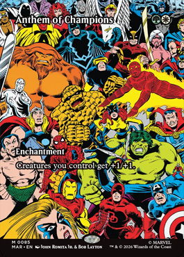 anthemofchampions - Marvel Super Heroes MTG spoiler