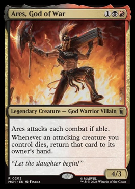 Ares, God of War - Marvel Super Heroes MTG spoiler