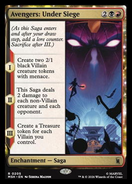 Avengers: Under Siege - Marvel Super Heroes MTG spoiler