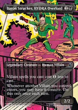 Baron Strucker, HYDRA Overlord - Marvel Super Heroes MTG spoiler
