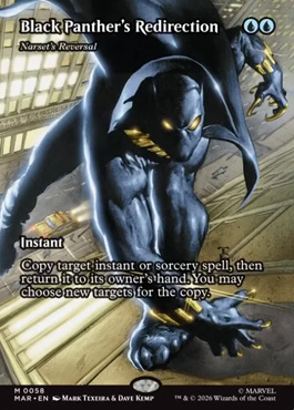 blackpanthersredirection - Marvel Super Heroes MTG spoiler