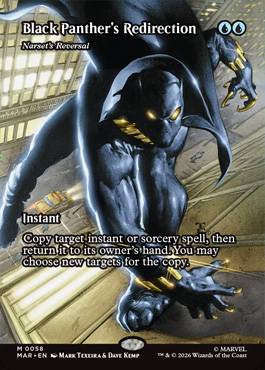 blackpanthersredirectionf - Marvel Super Heroes MTG spoiler