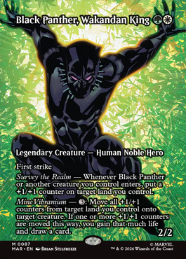 blackpantherwakandanking - Marvel Super Heroes MTG spoiler
