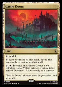 Castle Doom - Marvel Super Heroes MTG spoiler