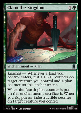Claim the Kingdom - Marvel Super Heroes MTG spoiler