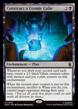 Construct a Cosmic Cube - Marvel Super Heroes MTG spoiler
