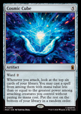 Cosmic Cube - Marvel Super Heroes MTG spoiler