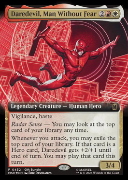 Daredevil, Man Without Fear - Marvel Super Heroes MTG spoiler