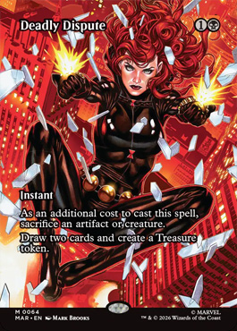 Deadly Dispute - Marvel Super Heroes MTG spoiler