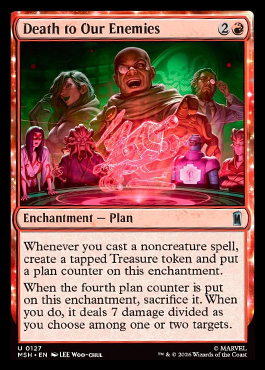 Death to Our Enemies - Marvel Super Heroes MTG spoiler