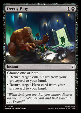Decoy Ploy - Marvel Super Heroes MTG spoiler