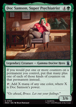 Doc Samson, Super Psychiatrist - Marvel Super Heroes MTG spoiler
