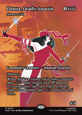 elektradeadlyassassin - Marvel Super Heroes MTG spoiler