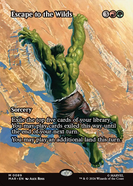 escapetothewilds - Marvel Super Heroes MTG spoiler