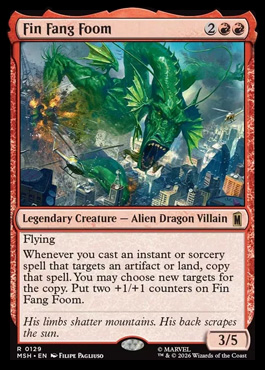 Fin Fang Foom - Marvel Super Heroes MTG spoiler