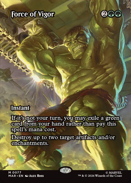 forceofvigor - Marvel Super Heroes MTG spoiler