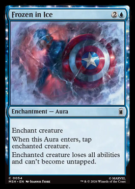 Frozen in Ice - Marvel Super Heroes MTG spoiler