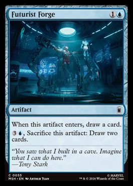 Futurist Forge - Marvel Super Heroes MTG spoiler