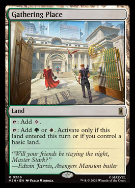 Gathering Place - Marvel Super Heroes MTG spoiler