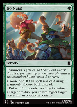 Go Nuts! - Marvel Super Heroes MTG spoiler