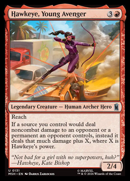 Hawkeye, Young Avenger - Marvel Super Heroes MTG spoiler