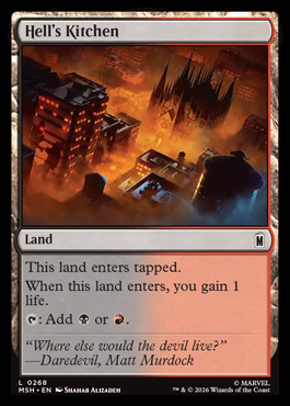 Hell's Kitchen - Marvel Super Heroes MTG spoiler