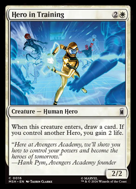 Hero in Training - Marvel Super Heroes MTG spoiler