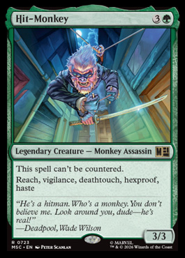 Hit-Monkey - Marvel Super Heroes MTG spoiler