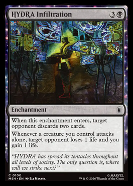 HYDRA Infiltration - Marvel Super Heroes MTG spoiler
