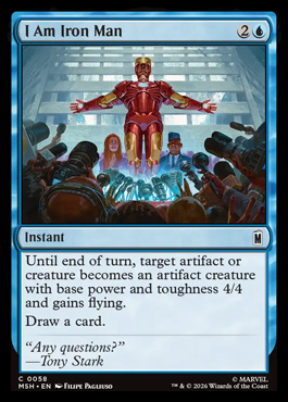 I Am Iron Man - Marvel Super Heroes MTG spoiler