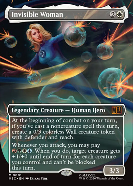 Invisible Woman - Marvel Super Heroes MTG spoiler