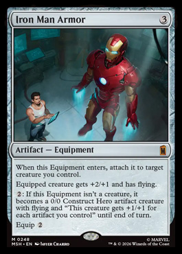 Iron Man Armor - Marvel Super Heroes MTG spoiler