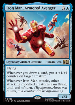 Iron Man, Armored Avenger - Marvel Super Heroes MTG spoiler