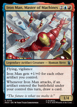 Iron Man, Master of Machines - Marvel Super Heroes MTG spoiler