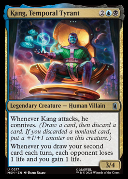 Kang, Temporal Tyrant - Marvel Super Heroes MTG spoiler