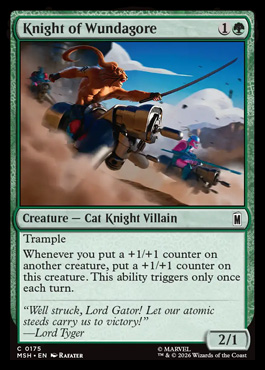 Knight of Wundagore - Marvel Super Heroes MTG spoiler