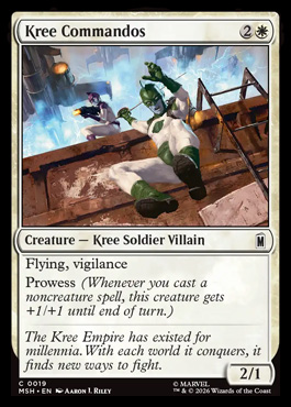 Kree Commandos - Marvel Super Heroes MTG spoiler