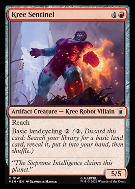 Kree Sentinel - Marvel Super Heroes MTG spoiler