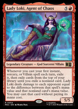 Lady Loki, Agent of Chaos - Marvel Super Heroes MTG spoiler