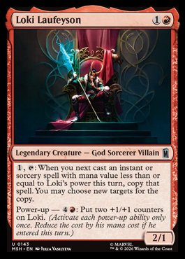 Loki Laufeyson - Marvel Super Heroes MTG spoiler